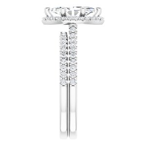 14K White 10 x 5 mm Marquise - BN & CO JEWELRY