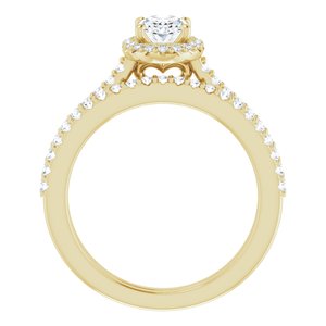 14K Yellow 7 x 5 mm Oval - BN & CO JEWELRY