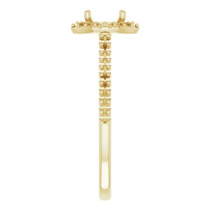 14K Yellow 7 x 5 mm Oval - BN & CO JEWELRY