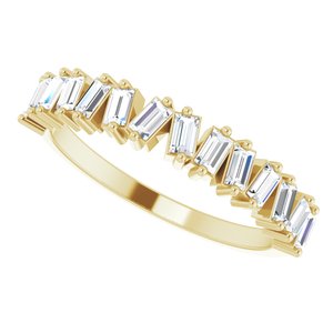 14K Yellow 7/8 CTW Lab-Grown Diamond Anniversary Band - BN & CO JEWELRY