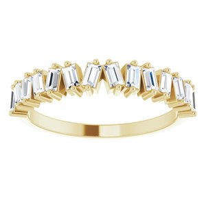 14K Yellow 7/8 CTW Lab-Grown Diamond Anniversary Band - BN & CO JEWELRY
