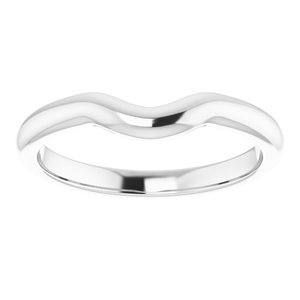 14K White Band for 5.8 mm Round Ring - BN & CO JEWELRY