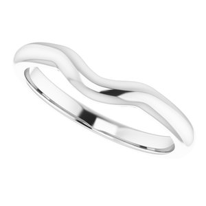 14K White Band for 5.8 mm Round Ring - BN & CO JEWELRY