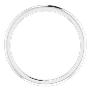 14K White Band for 4.1 mm Round Ring - BN & CO JEWELRY