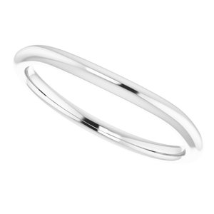14K White Band for 4.1 mm Round Ring - BN & CO JEWELRY