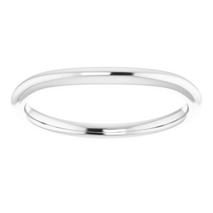 14K White Band for 4.1 mm Round Ring - BN & CO JEWELRY