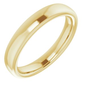 14K Yellow Band for 5.8 mm Round Ring - BN & CO JEWELRY