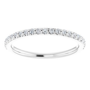 Platinum 1/5 CTW Natural Diamond Band - BN & CO JEWELRY
