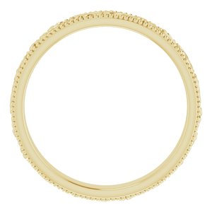 14K Yellow 3.2 mm Design-Engraved Band Size 6 - BN & CO JEWELRY
