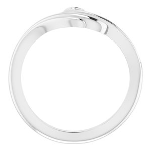 14K White Freeform Bypass Ring - BN & CO JEWELRY