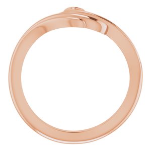 14K Rose Freeform Bypass Ring - BN & CO JEWELRY