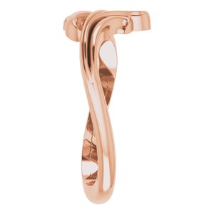 14K Rose Freeform Bypass Ring - BN & CO JEWELRY