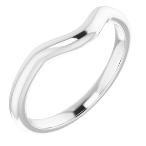 Platinum Band for 6.5 mm Round Ring - BN & CO JEWELRY