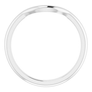 Platinum Band for 6.5 mm Round Ring - BN & CO JEWELRY