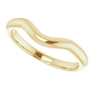 14K Yellow Band for 6.5 mm Round Ring - BN & CO JEWELRY