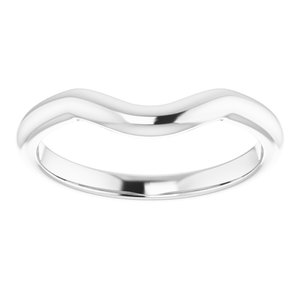 Platinum Band for 6.5 mm Round Ring - BN & CO JEWELRY