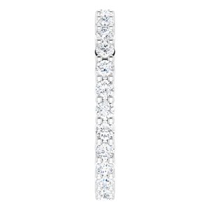 14K White 3/4 CTW Diamond Eternity Band Size 6 - BN & CO JEWELRY