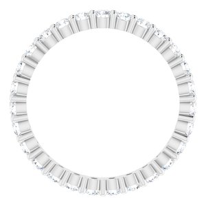 14K White 3/4 CTW Diamond Eternity Band Size 6 - BN & CO JEWELRY