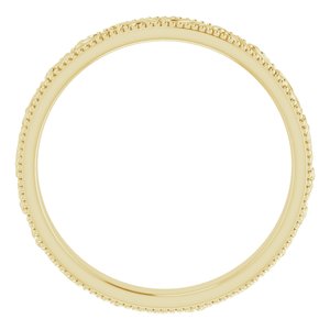 14K Yellow 3.2 mm Design-Engraved Band Size 7 - BN & CO JEWELRY