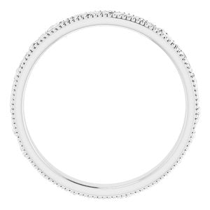 Platinum 3.2 mm Design-Engraved Band Size 7 - BN & CO JEWELRY