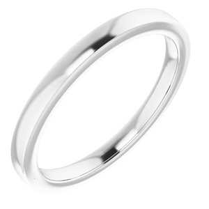 Sterling Silver Band for 4 mm Oval Ring - BN & CO JEWELRY