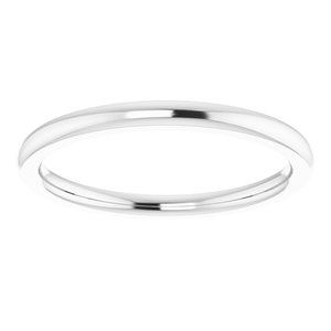 Sterling Silver Band for 4.1 mm Round Ring - BN & CO JEWELRY
