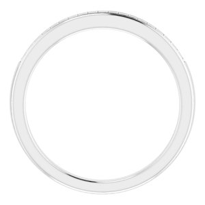 14K White 1/10 CTW Natural Diamond Anniversary Band - BN & CO JEWELRY