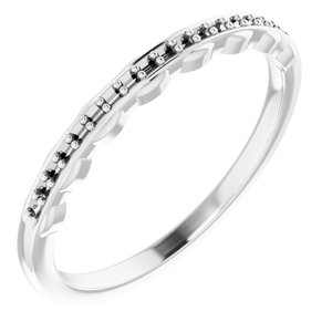 Platinum Band for 6 mm Round Ring - BN & CO JEWELRY