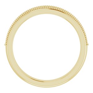 14K Yellow 1/5 CTW Lab-Grown Diamond Anniversary Band - BN & CO JEWELRY