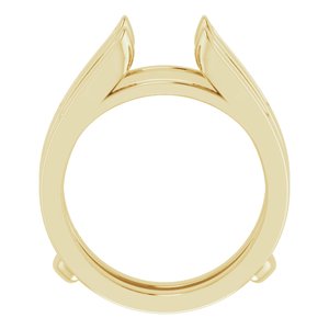 14K Yellow 1/4 CTW Natural Diamond Ring Guard - BN & CO JEWELRY