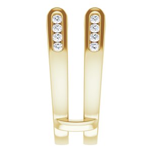 14K Yellow 1/4 CTW Natural Diamond Ring Guard - BN & CO JEWELRY