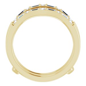 14K Yellow 1/2 CTW Natural Diamond Ring Guard - BN & CO JEWELRY