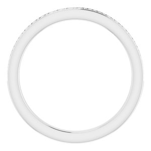 Platinum 1/5 CTW Diamond Complete Matching Band - BN & CO JEWELRY