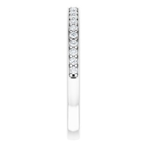 Platinum 1/5 CTW Diamond Complete Matching Band - BN & CO JEWELRY