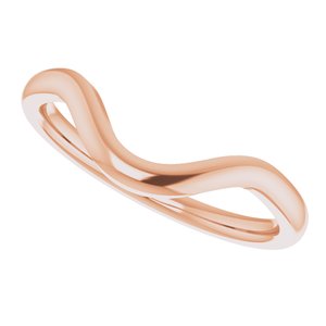 14K Rose Band for 8x5 mm Pear Ring - BN & CO JEWELRY