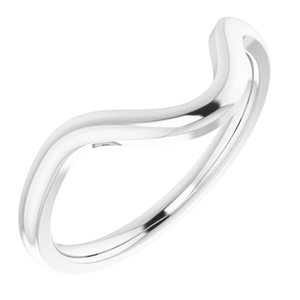 14K White Band for 12x6 mm Marquise Ring - BN & CO JEWELRY