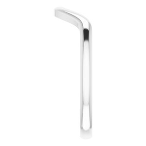 14K White Band for 10x5 mm Marquise Ring - BN & CO JEWELRY