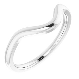 14K White Band for 10x5 mm Marquise Ring - BN & CO JEWELRY