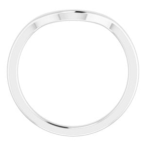 14K White Band for 10x5 mm Marquise Ring - BN & CO JEWELRY