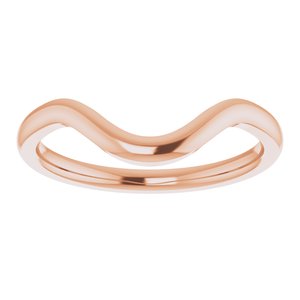 14K Rose Band for 8x5 mm Pear Ring - BN & CO JEWELRY