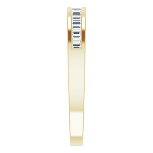 14K Yellow 1/4 CTW Natural Diamond Anniversary Band - BN & CO JEWELRY