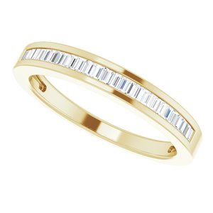 14K Yellow 1/4 CTW Natural Diamond Anniversary Band - BN & CO JEWELRY