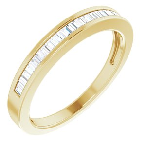 14K Yellow 1/4 CTW Natural Diamond Anniversary Band - BN & CO JEWELRY