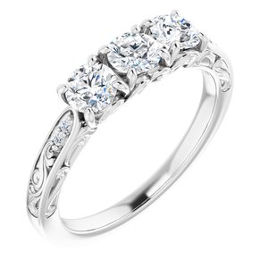 Platinum 3/4 CTW Natural Diamond Anniversary Band - BN & CO JEWELRY