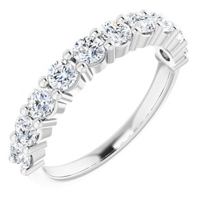 Platinum 9/10 CTW Natural Diamond Anniversary Band - BN & CO JEWELRY