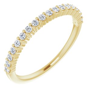 14K Yellow 1/4 CTW Lab-Grown Diamond Anniversary Band - BN & CO JEWELRY