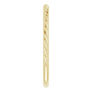 14K Yellow 1.5 mm Twisted Rope Band Size 9 - BN & CO JEWELRY