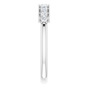 Platinum 1/4 CTW Natural Diamond Anniversary Band - BN & CO JEWELRY