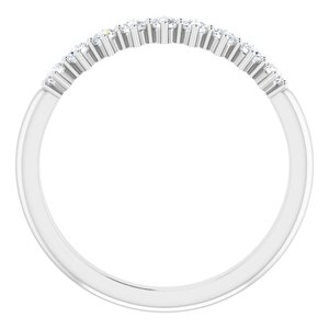 Platinum 1/4 CTW Natural Diamond Anniversary Band - BN & CO JEWELRY