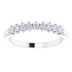 Platinum 1/4 CTW Natural Diamond Anniversary Band - BN & CO JEWELRY